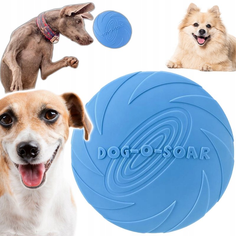 DYSK DO RZUCANIA APORTOWANIA FRISBEE LATAJĄCY TALERZ GRYZAK ZABAWKA DLA PSA