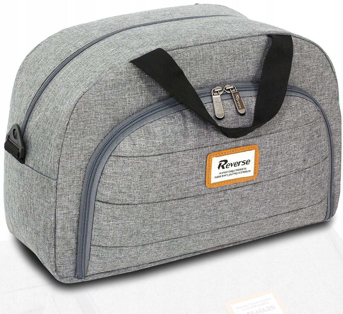 TORBA do WÓZKA polska uniwersalna torba dla MAMY TATY melanż len praktyczna