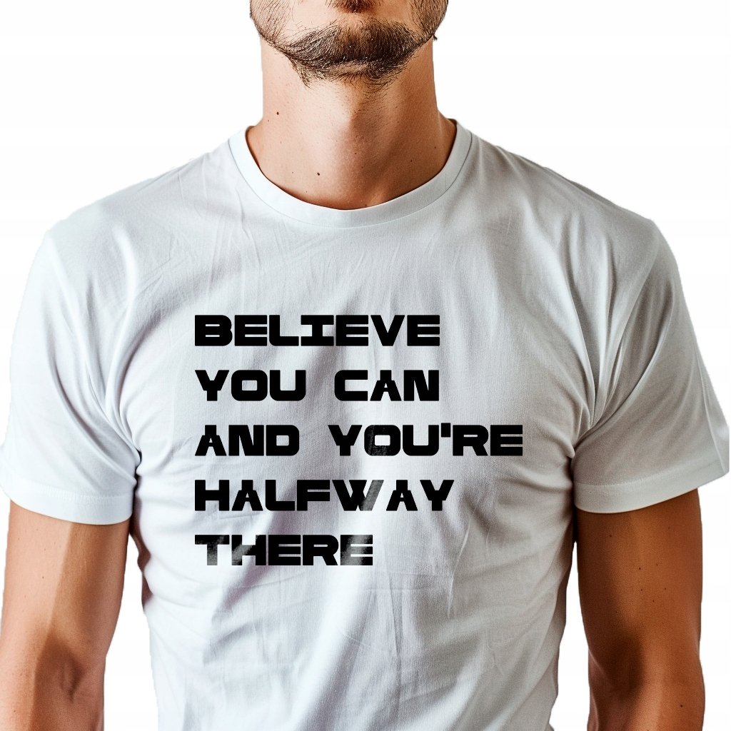 T-Shirt z napisem Bawełna XL