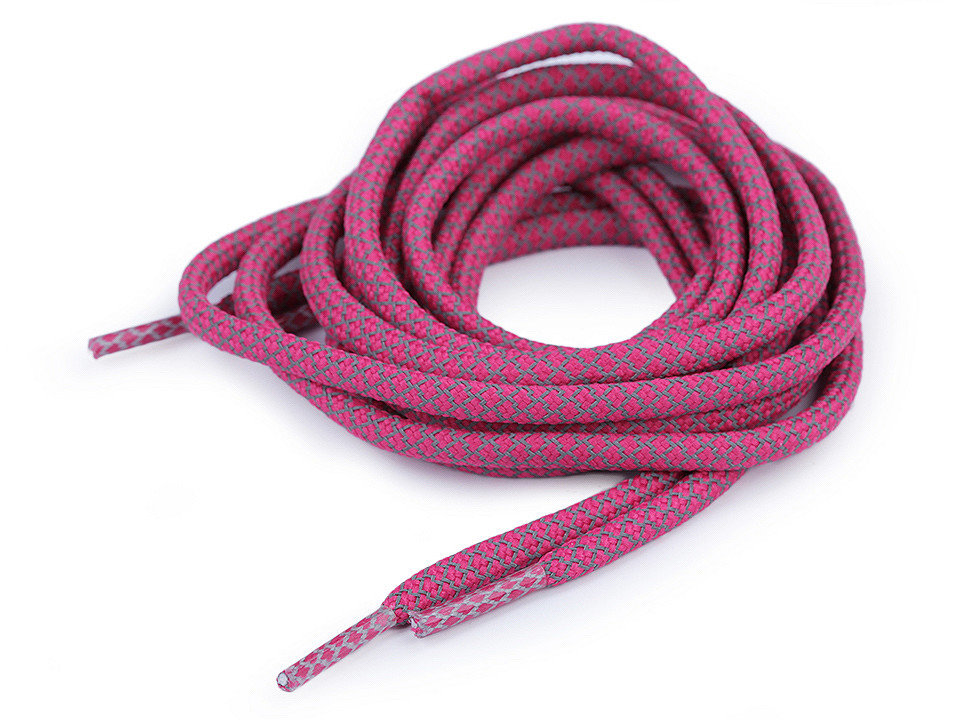 Sznurówki do butów, bluz,130 cm, różowe