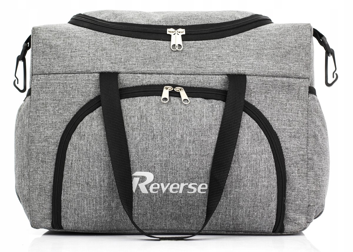 TORBA DO WÓZKA POLSKA UNIWERSALNA LEN MELANŻ JEANS