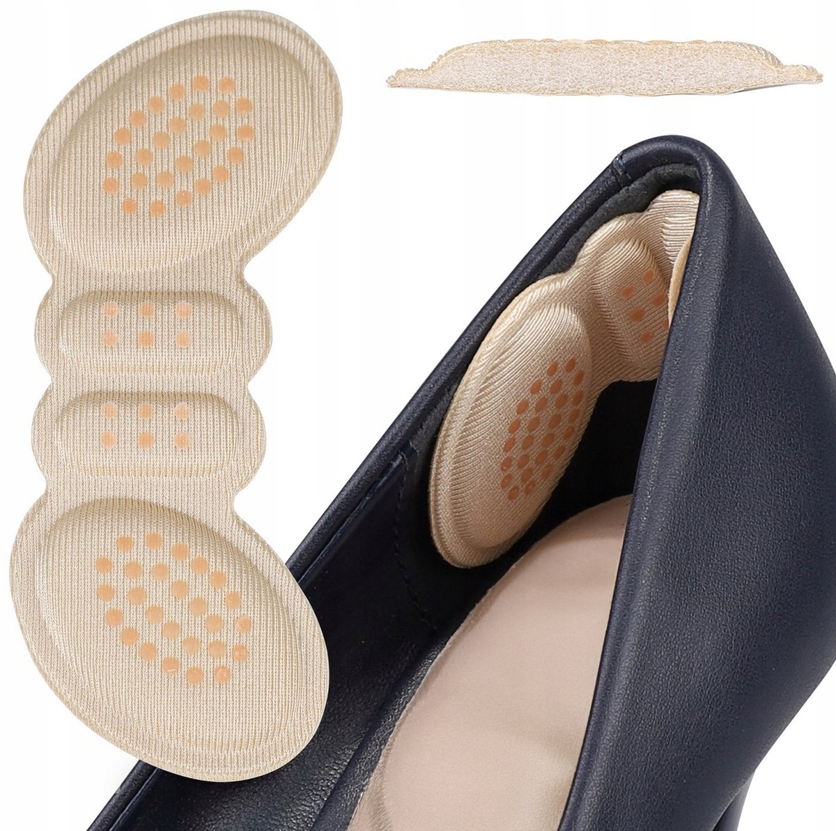 Wklejane zapiętki wkładki do za dużych butów sportowych szpilek trampek