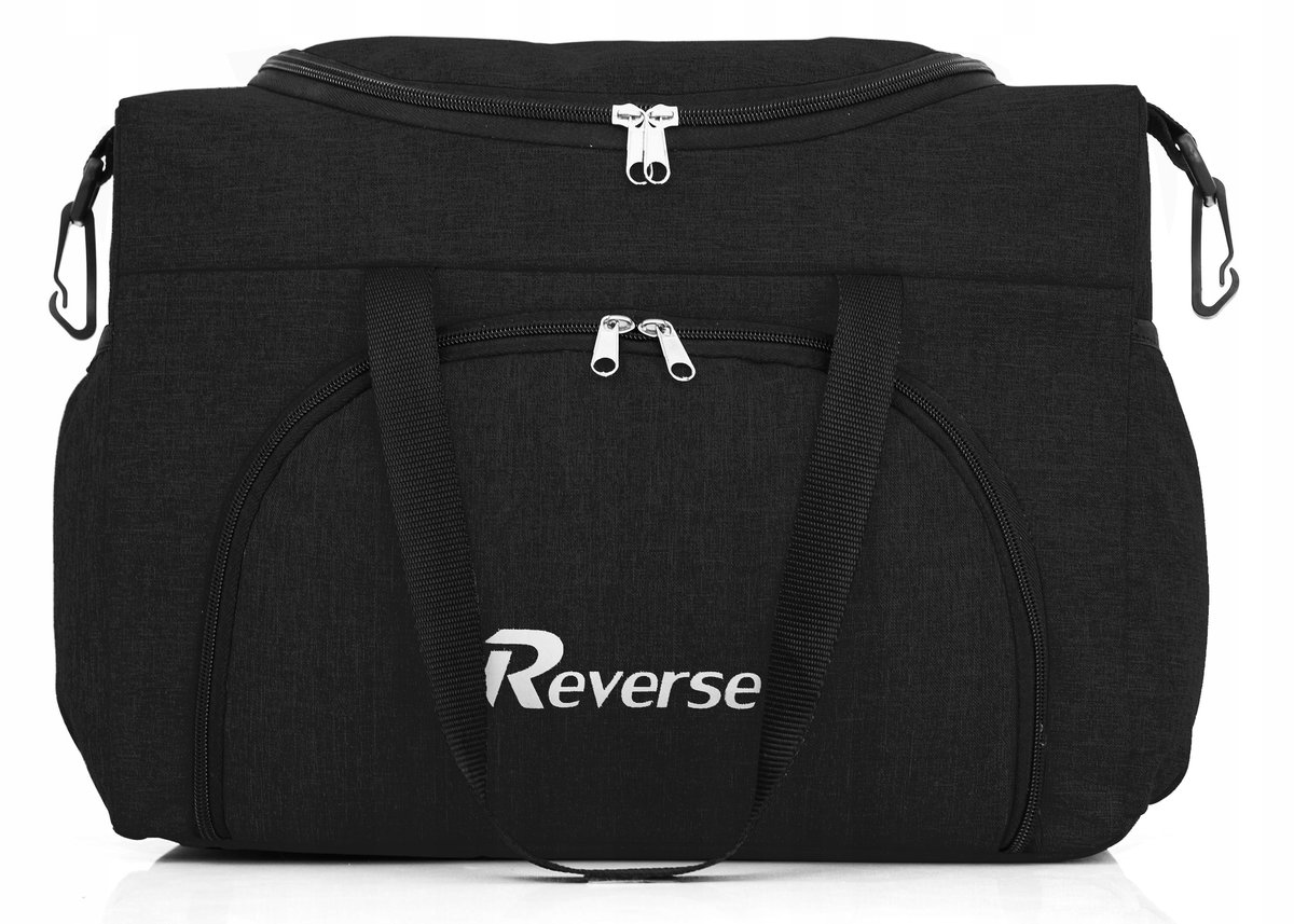 TORBA DO WÓZKA POLSKA UNIWERSALNA LEN MELANŻ JEANS