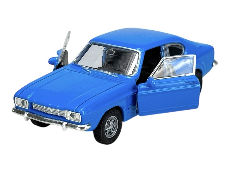 WELLY OLD TIMER 1969 FORD CAPRI NIEBIESKI 1:34 SAMOCHÓD NOWY METALOWY MODEL 43753