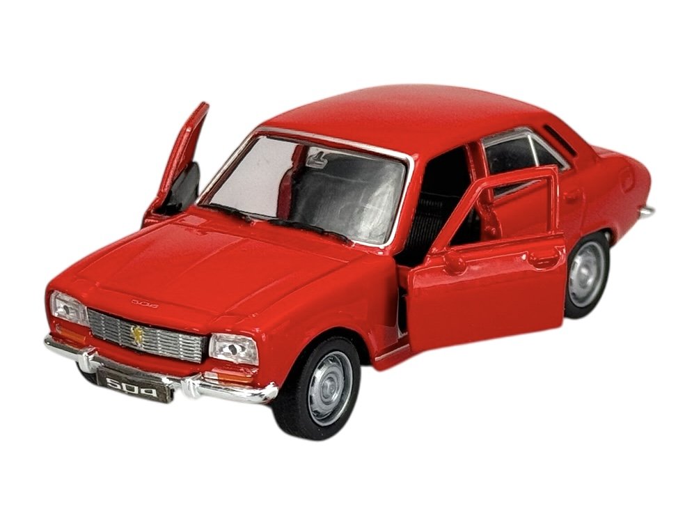 WELLY OLD TIMER 1975 PEUGEOT 504 CZERWONY 1:34 SAMOCHÓD NOWY METALOWY MODEL 42394