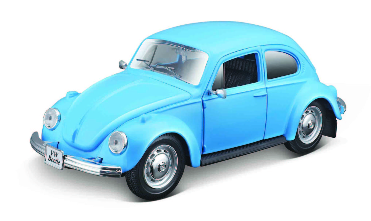 MAISTO VW VOLKSWAGEN BEETLE NIEBIESKI 1:24 DO SKŁADANIA 39926