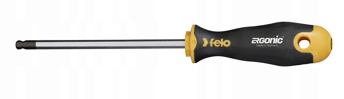 FELO Wkrętak imbusowy 4mm Ergonic z kulką 4 - 100 - 86 X 25