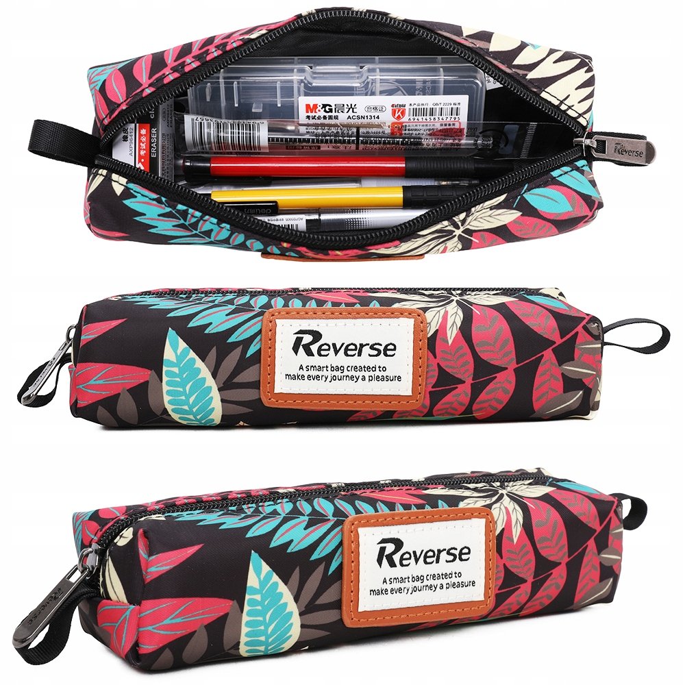 Piórnik szkolny stylowy tuba jednokomorowy Reverse