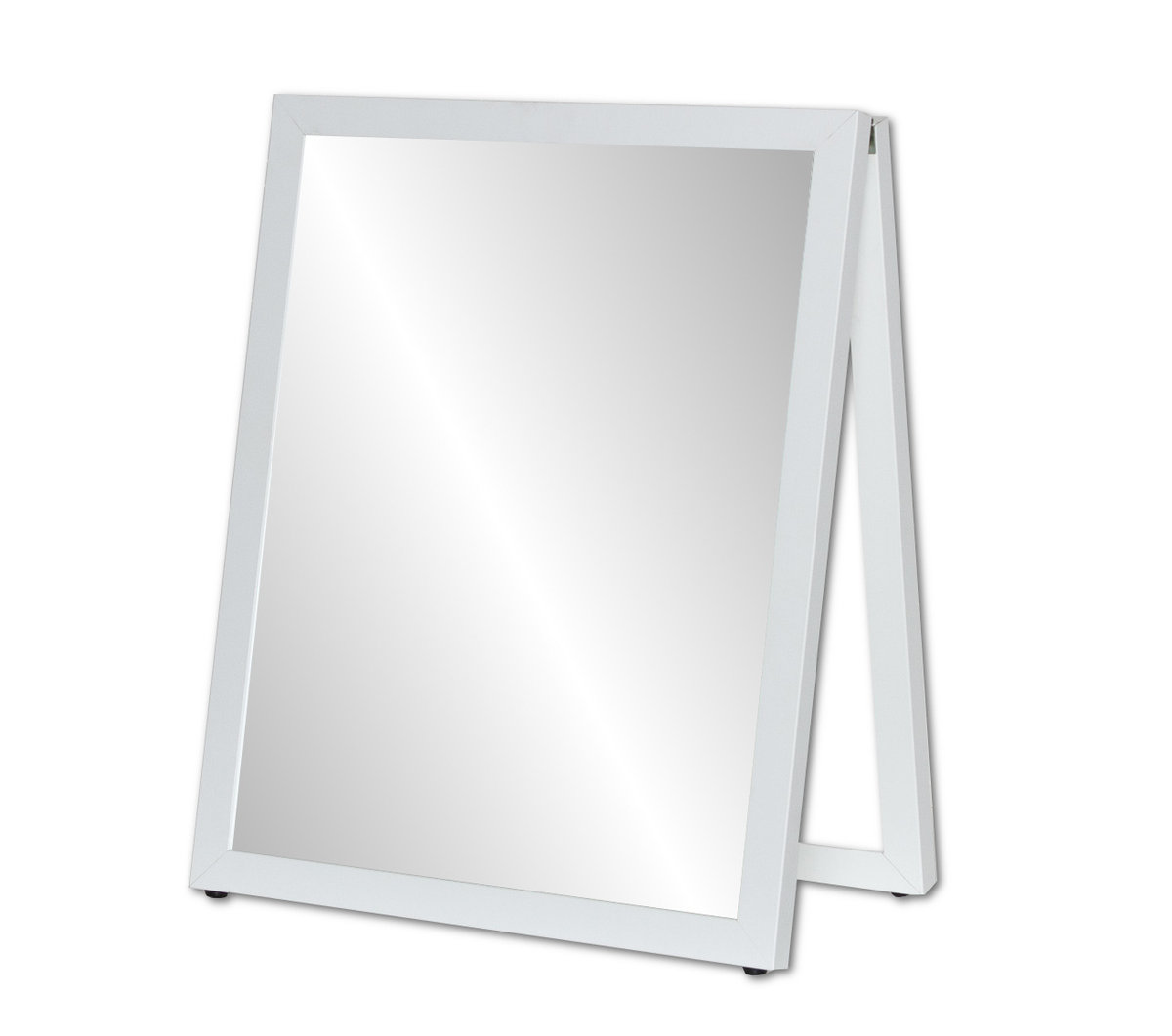 Lustro Profilmat do makijażu, logopedyczne BIAŁE 40x50cm PREMIUM