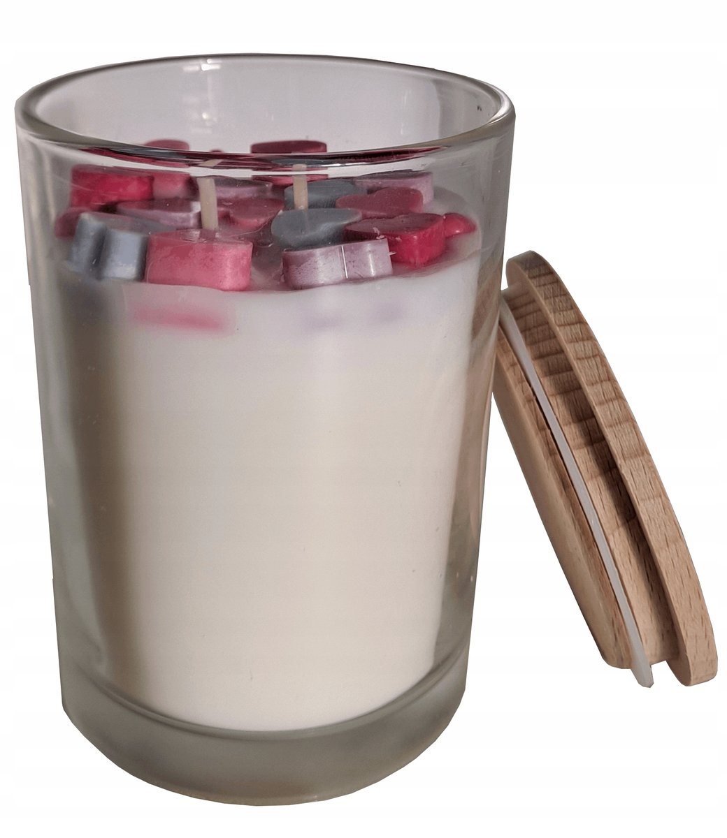 ŚWIECA SOJOWA ZAPACHOWA W SZKLE MUSK 270ml/ 65h