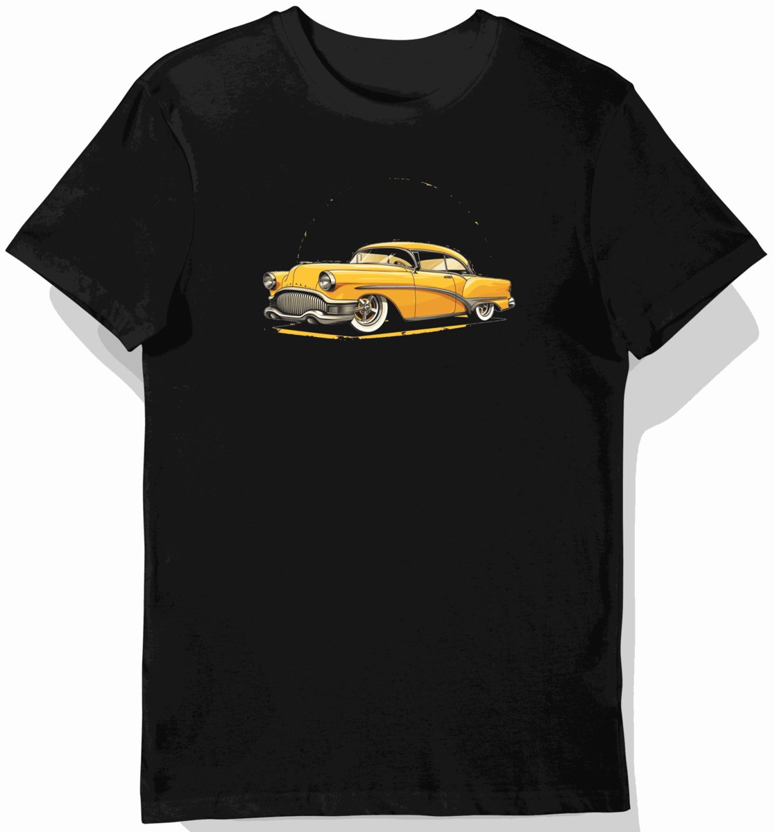 Koszulka męska czarna z Motywem Klasycznego Buick Special L