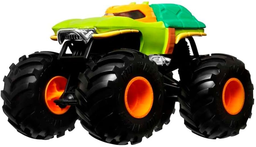HOT WHEELS MONSTER TRUCKS MICHELANGELO - ŻÓŁWIE NINJA HYJ15 1:24