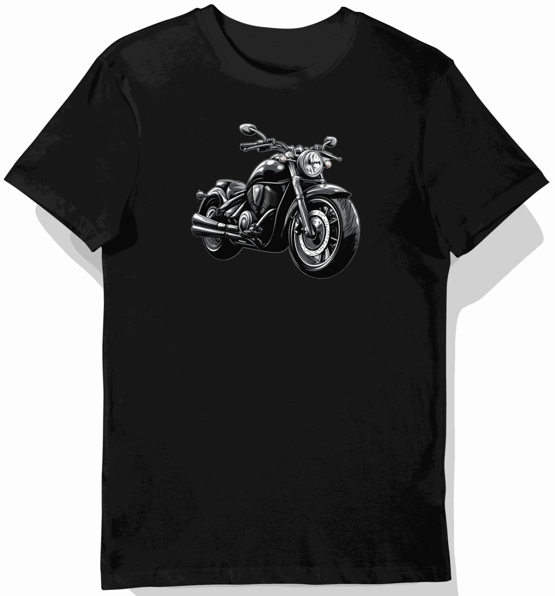 Koszulka męska czarna Motocyklowy Szyk Suzuki Intruder M