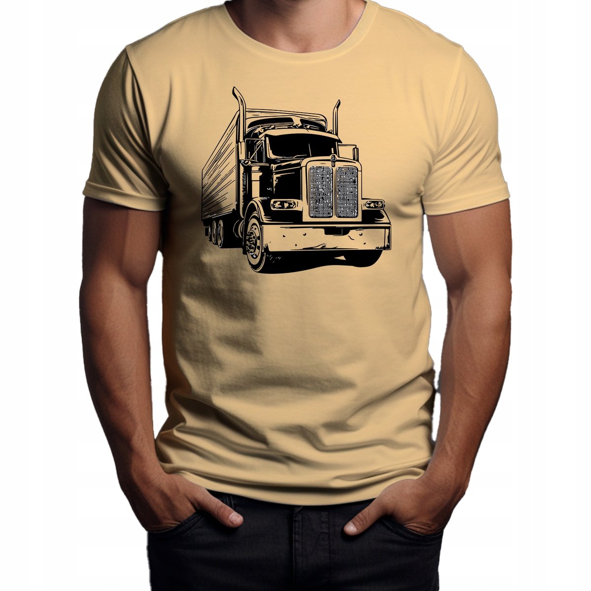 Koszulka T-Shirt ''Ciężarówka'' Bawełna XL