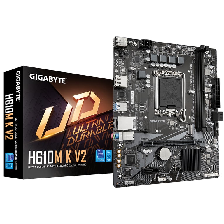 GIGABYTE H610M K V2 płyta główna Intel H610 LGA 1700 micro ATX H610M K V2