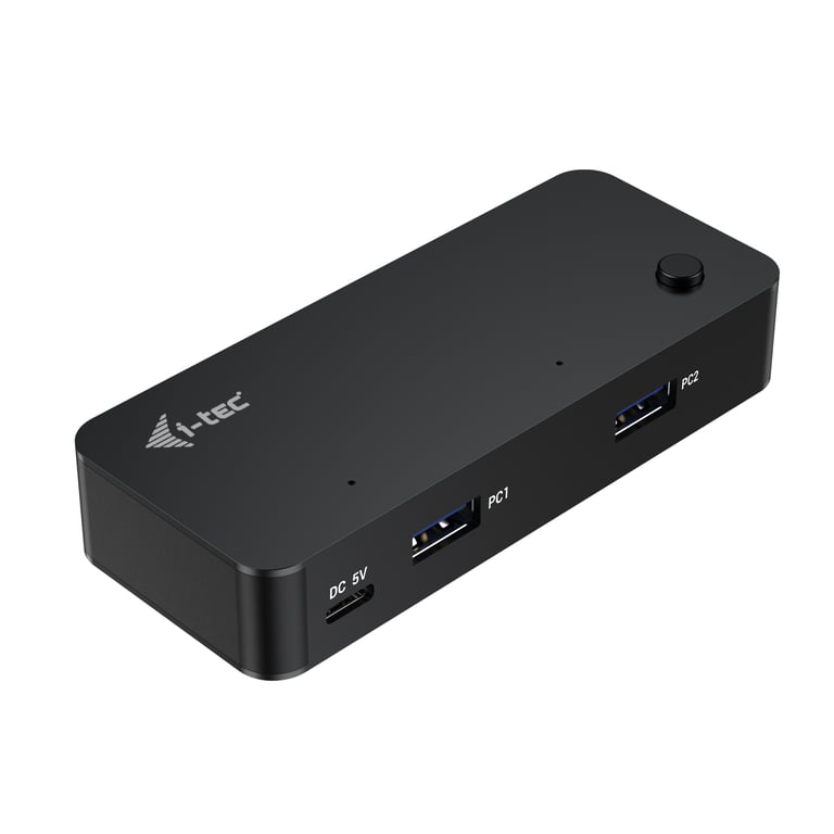 i-tec CAKVMHUB2A2C huby i koncentratory USB Type-C 5000 Mbit/s Czarny