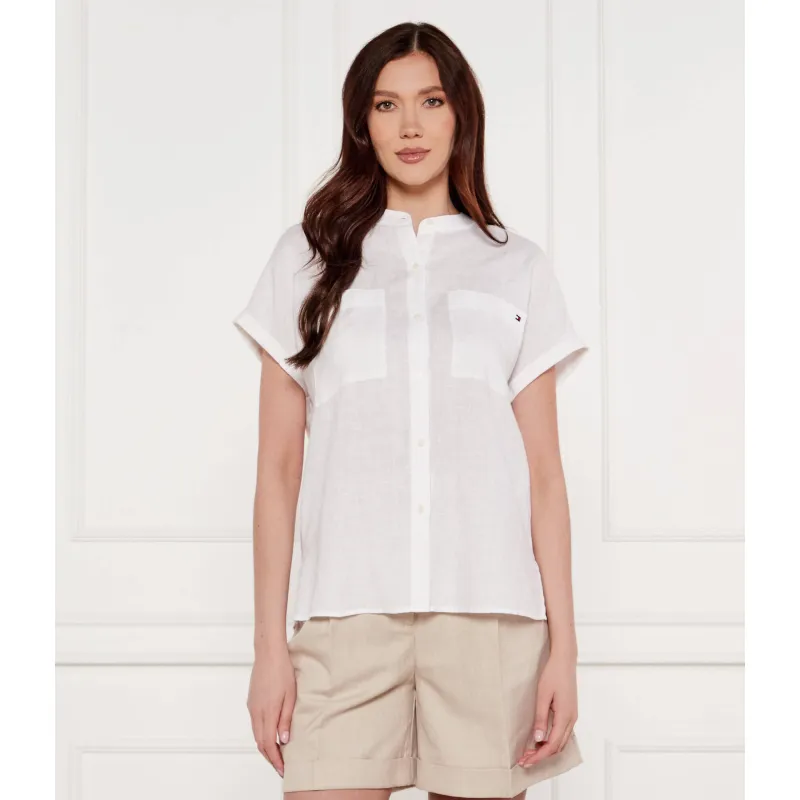 Tommy Hilfiger Lniana koszula Loose fit