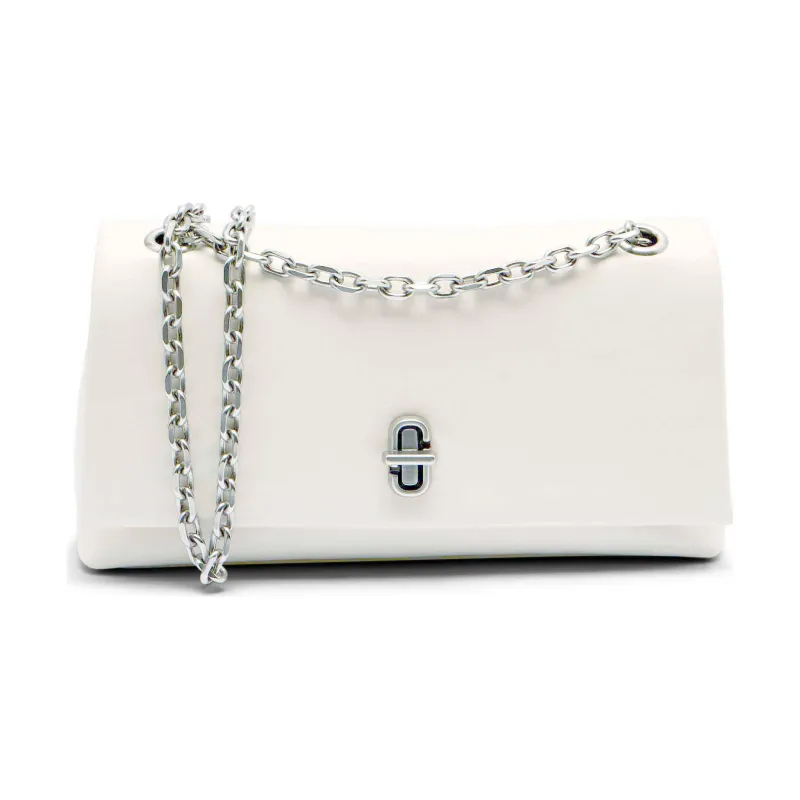 Marc Jacobs Skórzana torebka na ramię The Dual Chain Mini Bag