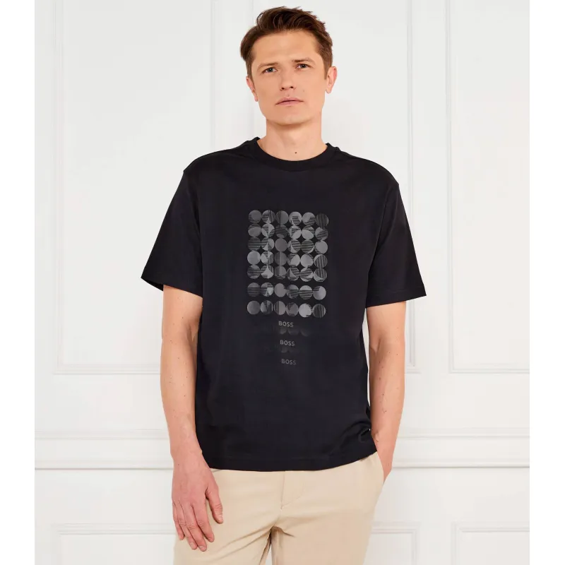 BOSS GREEN T-shirt Print Striped C | Relaxed fit