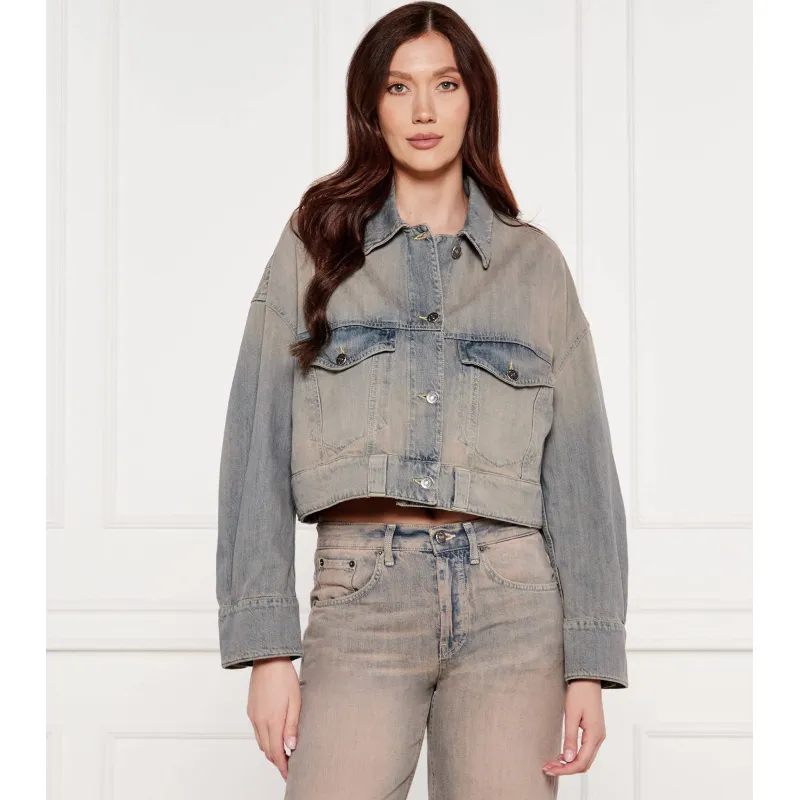 DONDUP - made in Italy Kurtka jeansowa Oversize fit