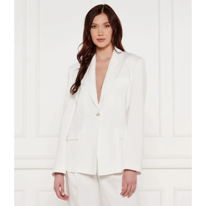 Pinko Marynarka Regular Fit z dodatkiem lnu