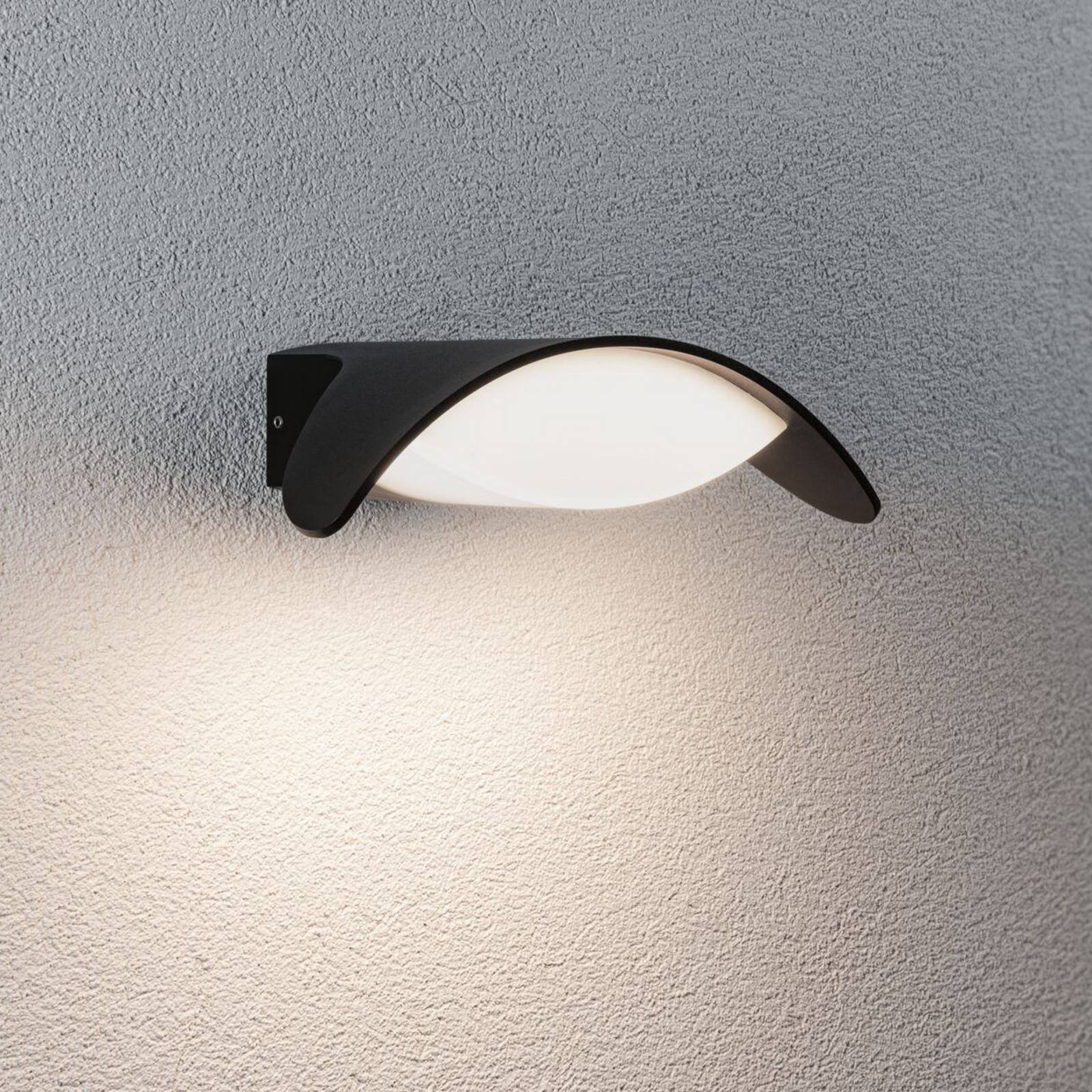 Paulmann kinkiet zewnętrzny LED Mesana, antracyt 24 cm aluminium IP44