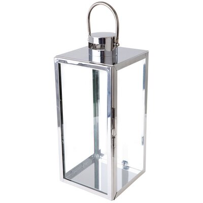 Lampion MY HOME Decor Silver Srebrny