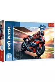 Puzzle 100 Szybki motocykl TREFL