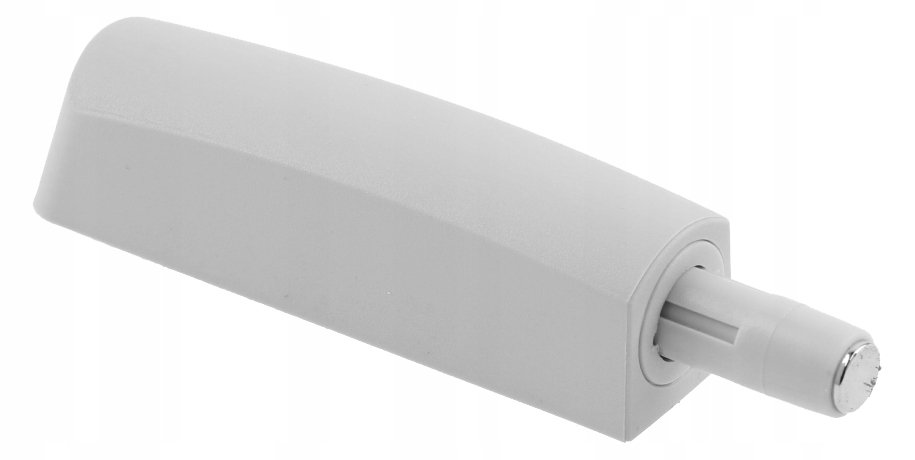 Odbojnik SALTO, nakładany, krótki, z adapterem i gumką, szary, GTV