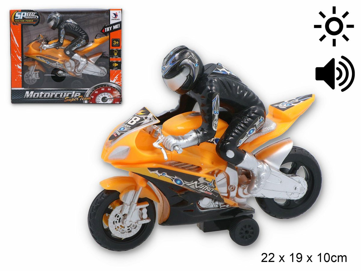 GAZELO motocykl z napędem światło dźwięk G122428