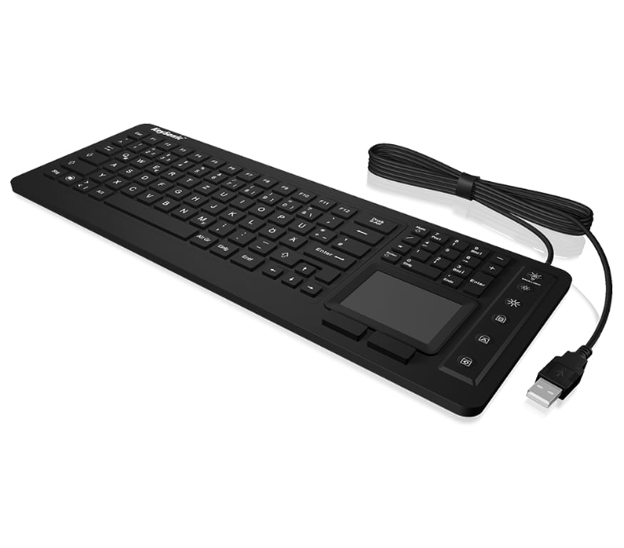 KeySonic KSK-6231INEL klawiatura USB QWERTZ Swiss Czarny 28080 28080