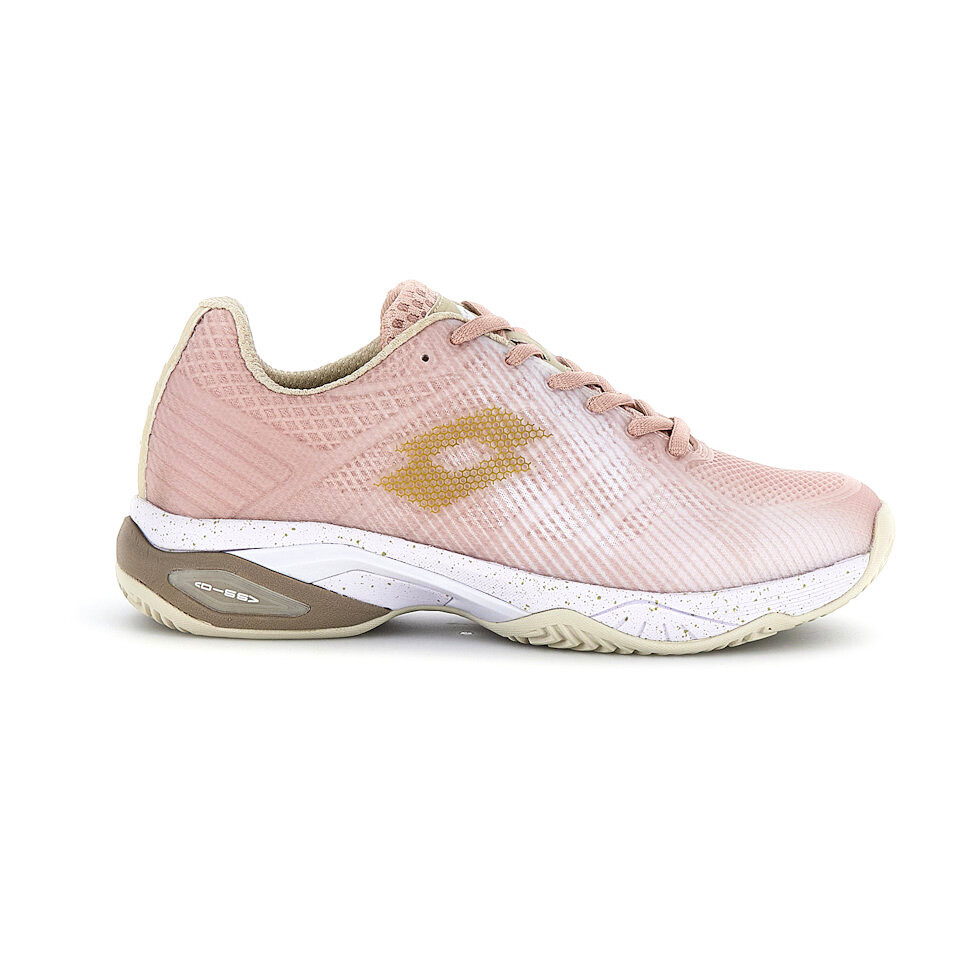 Damskie buty tenisowe Lotto Mirage 300 III Clay W All White/Light Platino EUR 40,5