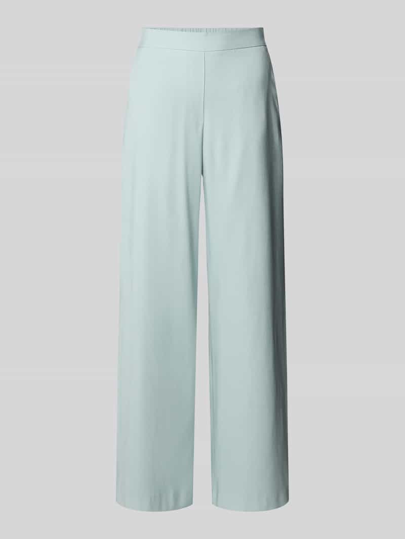 Spodnie materiałowe z mieszanki wiskozy z elastycznym pasem