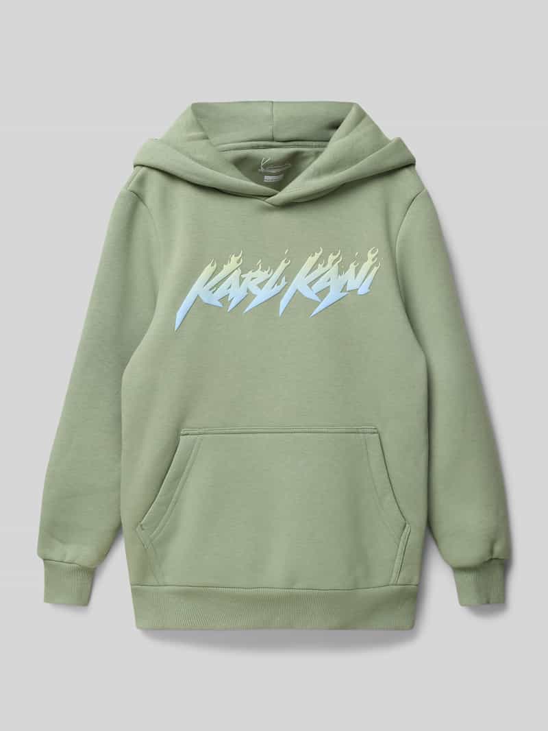 Bluza z kapturem z nadrukiem z logo
