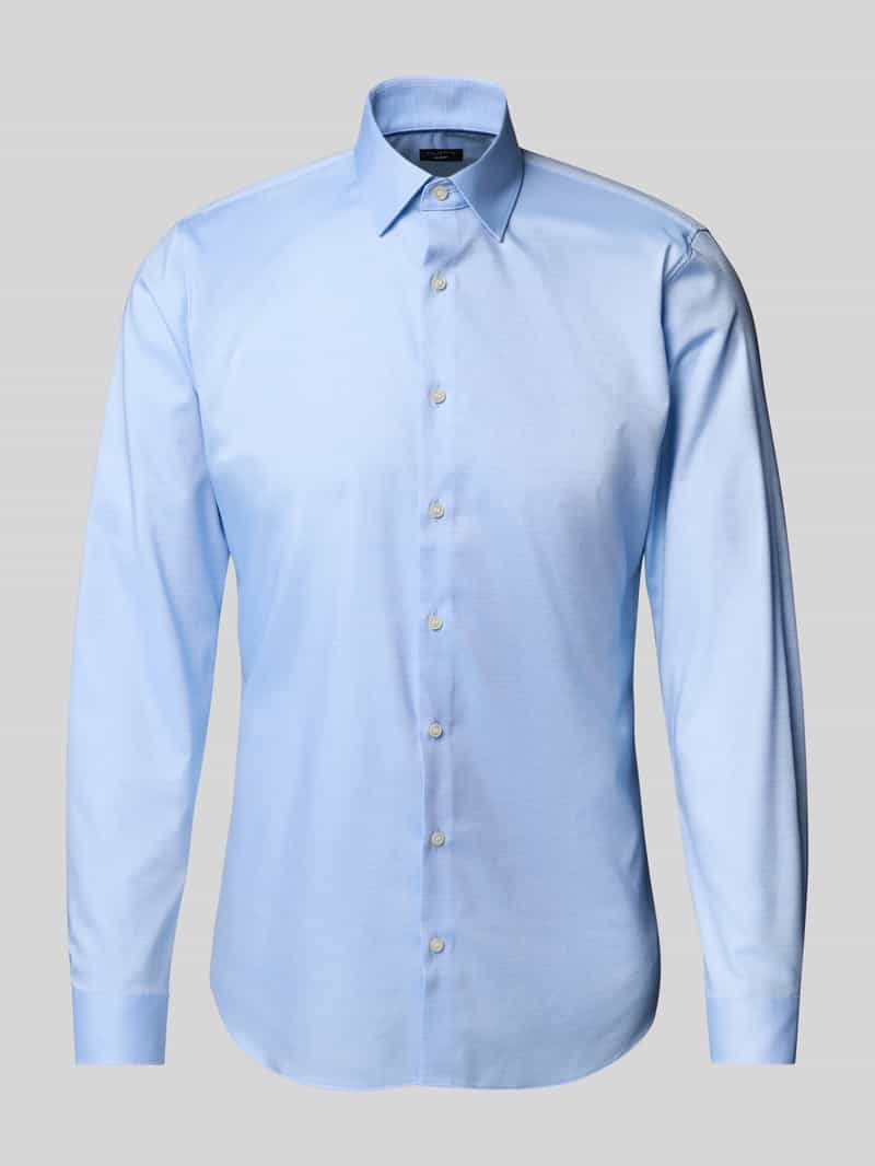 Koszula biznesowa o kroju Super Slim Fit z kołnierzykiem typu kent