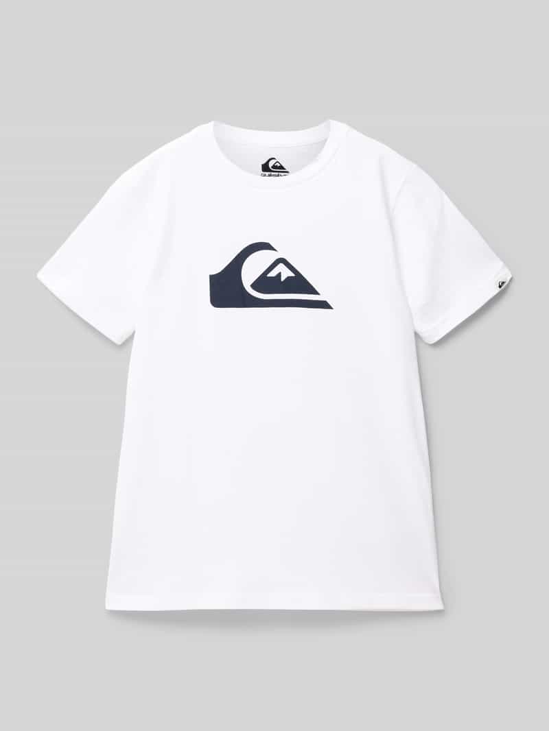 T-shirt z nadrukiem z logo