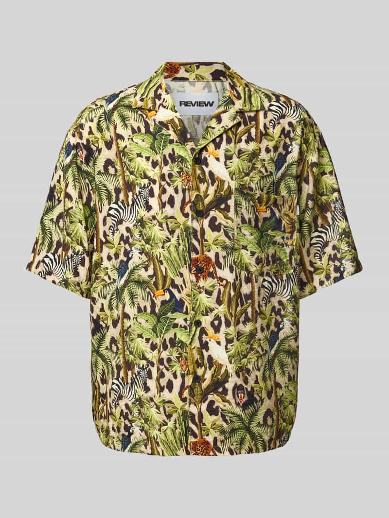 Koszula casualowa z listwą guzikową