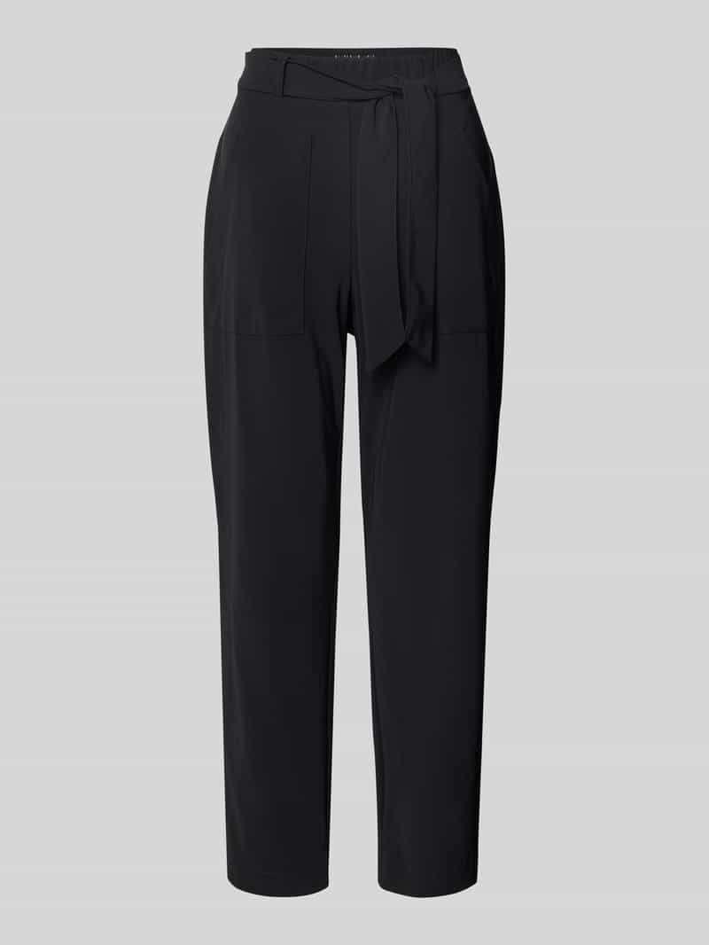 Spodnie materiałowe o kroju regular fit o skróconym kroju model ‘IRA’