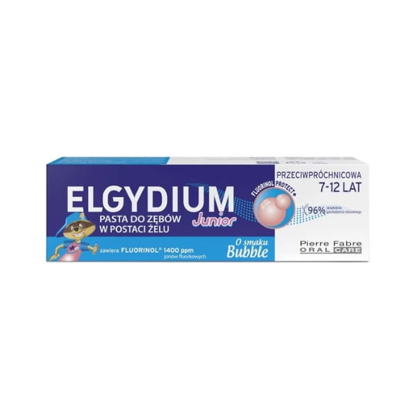 Elgydium Junior Bubble, pasta do zębów dla dzieci, 7-12 lat, 50 ml