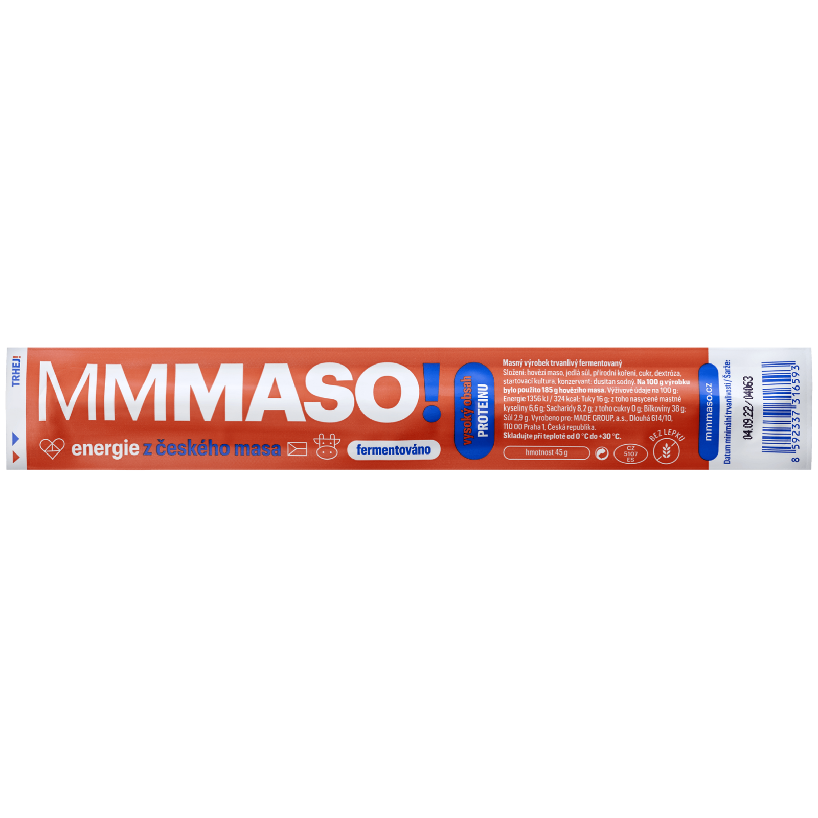 Batony energetyczne Mmaso! Snack 45 g