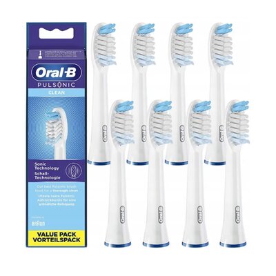 Końcówka szczoteczki ORAL-B Pulsonic Clean (8 szt.) (Delikatne czyszczenie)