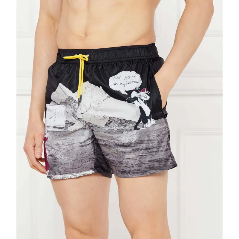 Iceberg Szorty kąpielowe ICEBERG X LOONEY TUNES Regular Fit