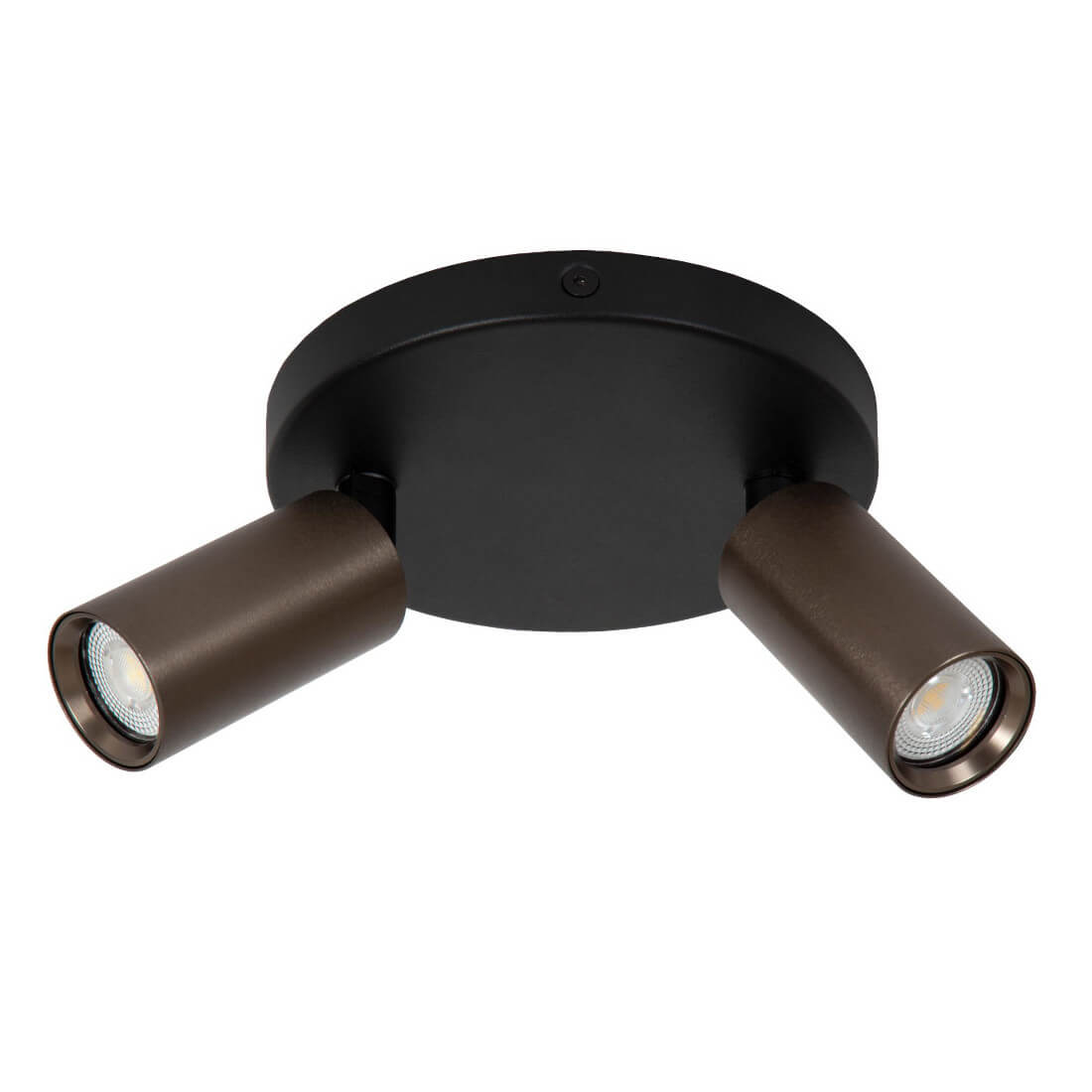 Metalowa lampa sufitowa RITMO 09942/12/97 tubki podwójne brązowe