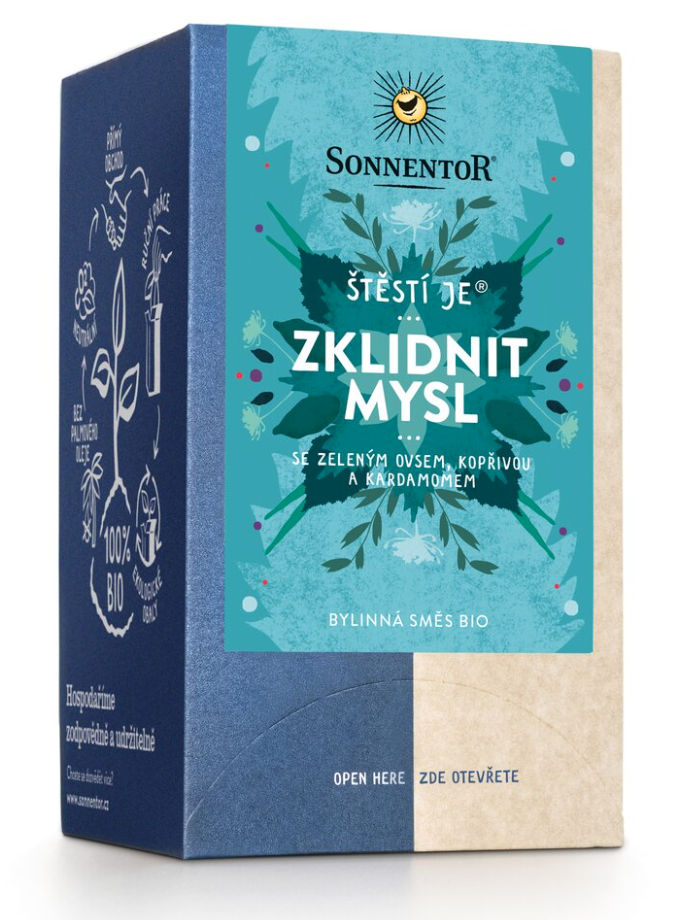 Sonnentor - Happiness is® uspokaja umysł, herbata w torebkach, organiczna, 18 szt.
