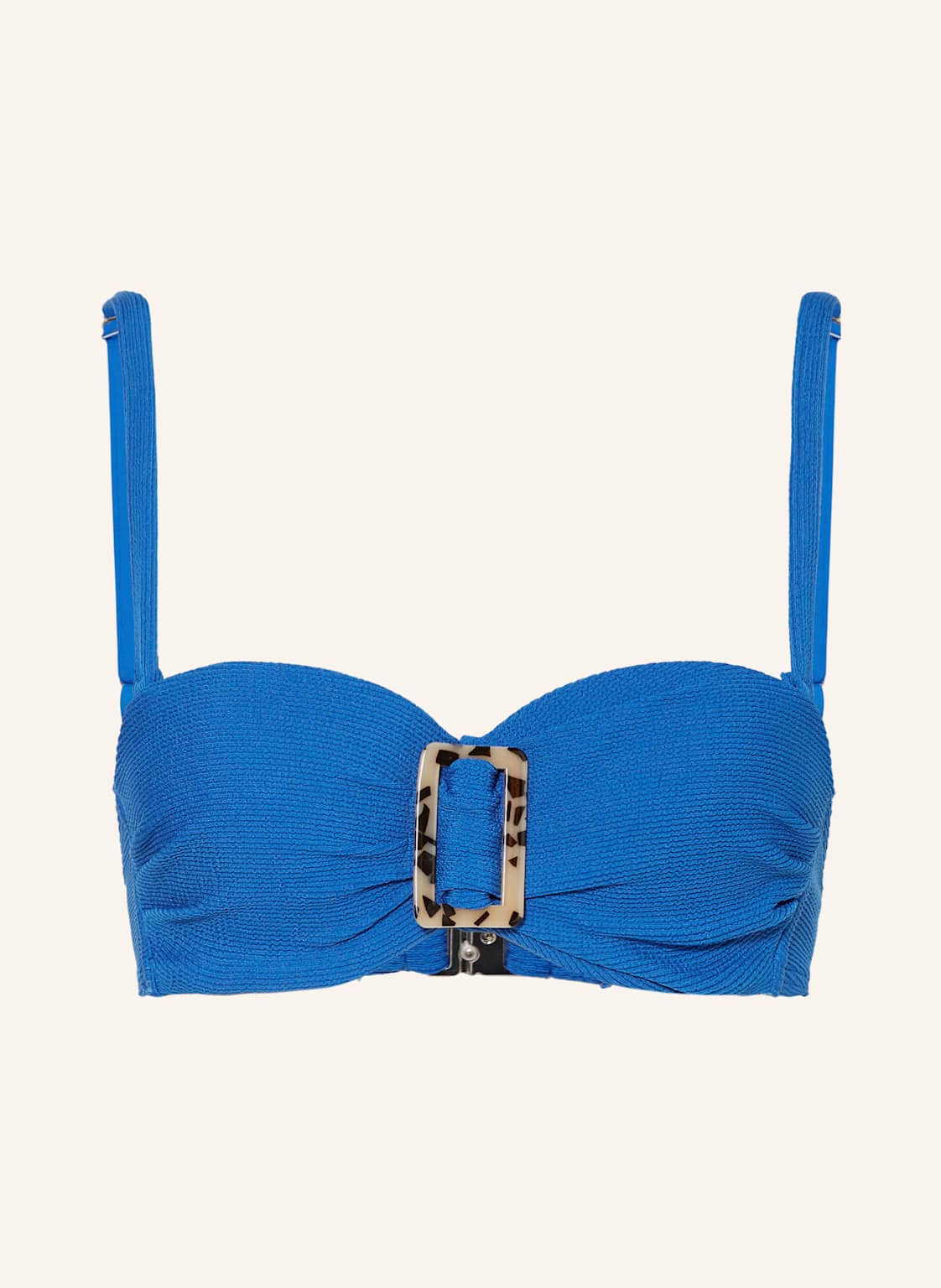 Cyell Góra Od Bikini Z Fiszbinami Wavy Blue blau