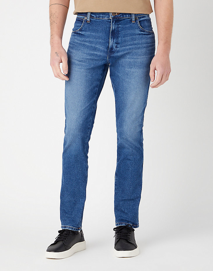 Męskie spodnie jeansowe proste Wrangler RIVER W32 L34