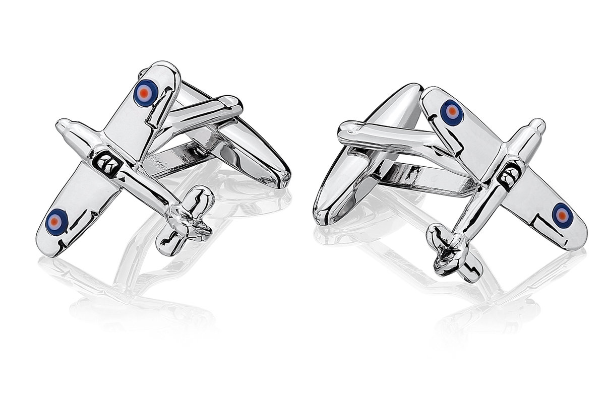 Spinki do mankietów samolot Hurricane SD-1434