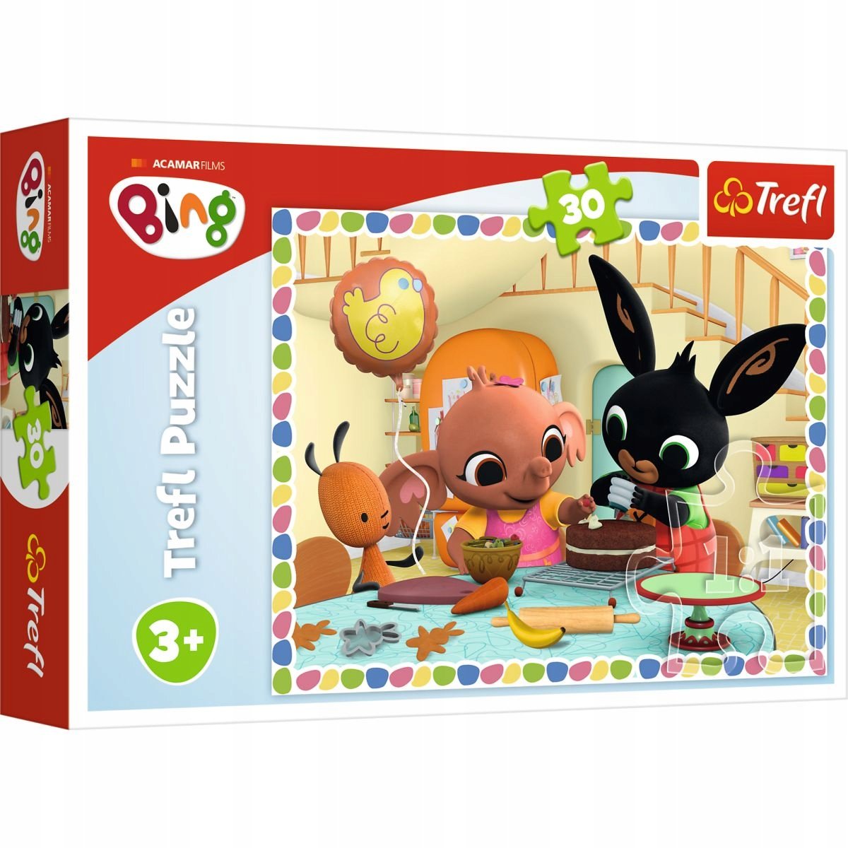 Puzzle Trefl Bing 30 elementów Puzzle Bing Wspólne wypieki 30