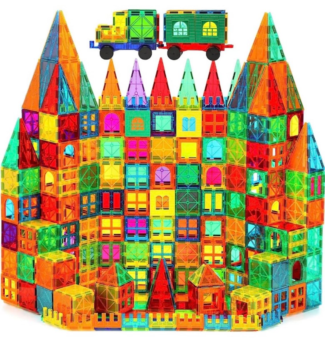 WONDER TOYS Magnetyczne Klocki Dla Dzieci 3-7 Lat Zabawka Edukacyjna