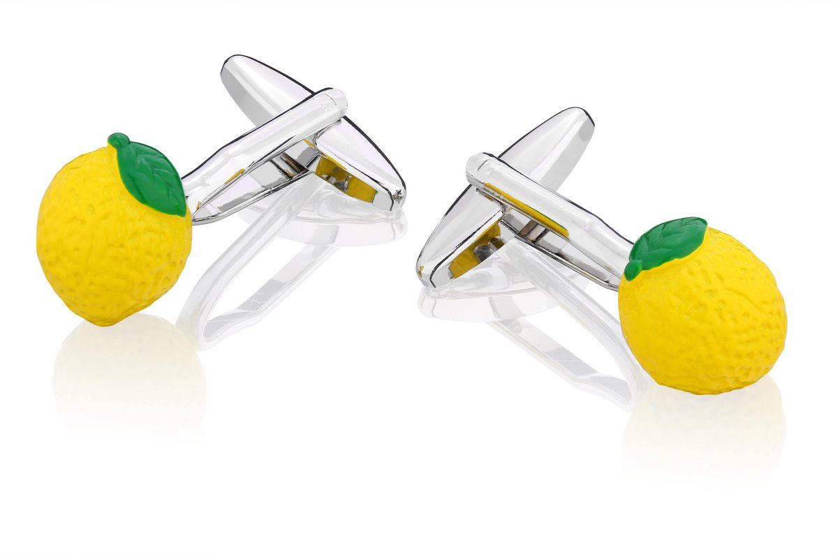 Spinki do mankietów X2 Cytryny